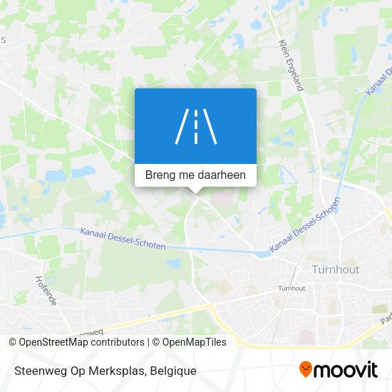Steenweg Op Merksplas kaart