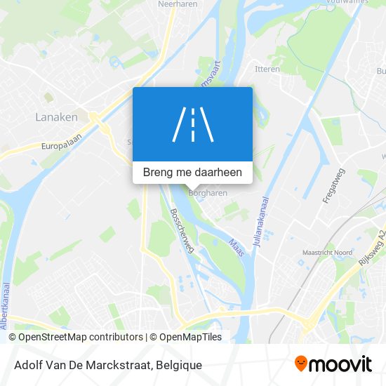 Adolf Van De Marckstraat kaart
