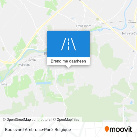 Boulevard Ambroise-Paré kaart