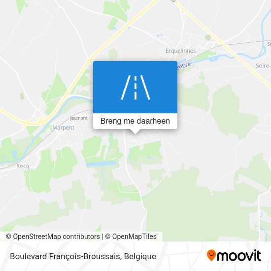 Boulevard François-Broussais kaart