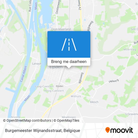 Burgemeester Wijnandsstraat kaart