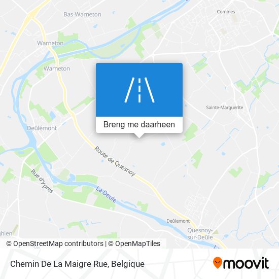 Chemin De La Maigre Rue kaart