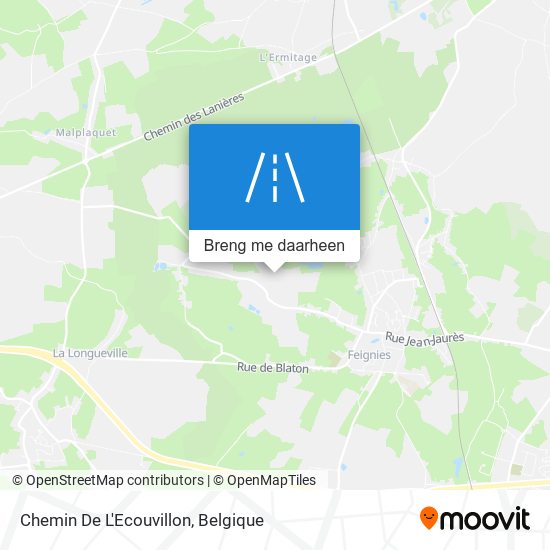 Chemin De L'Ecouvillon kaart