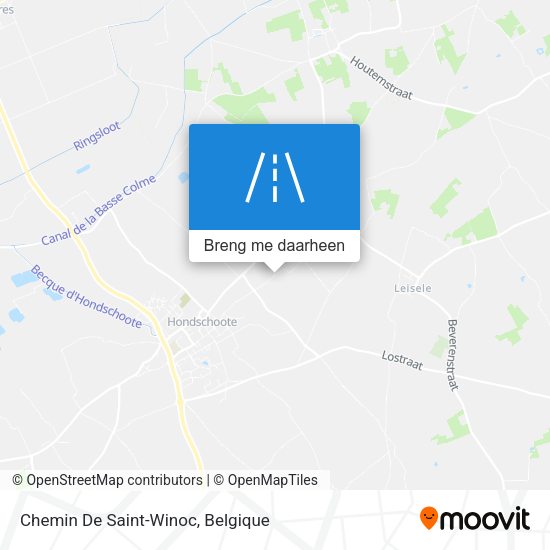 Chemin De Saint-Winoc kaart