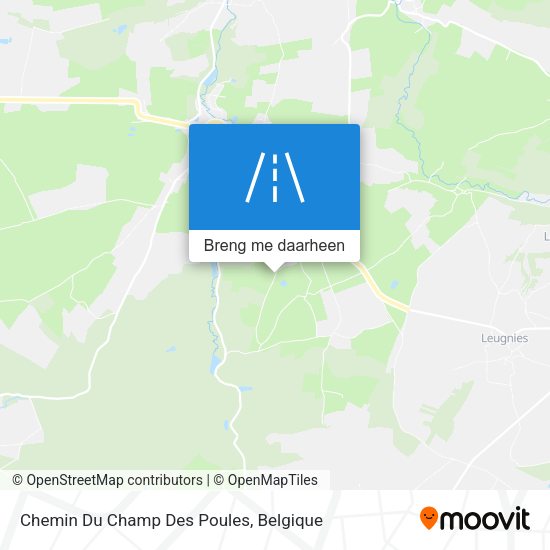 Chemin Du Champ Des Poules kaart