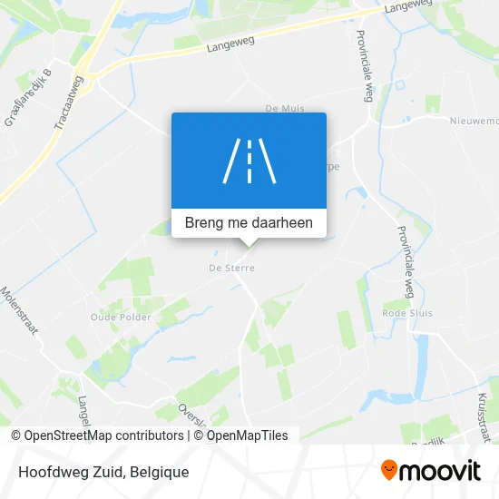 Hoofdweg Zuid kaart