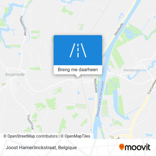 Joost Hamerlinckstraat kaart