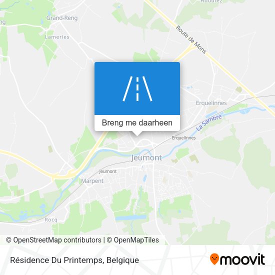 Résidence Du Printemps kaart