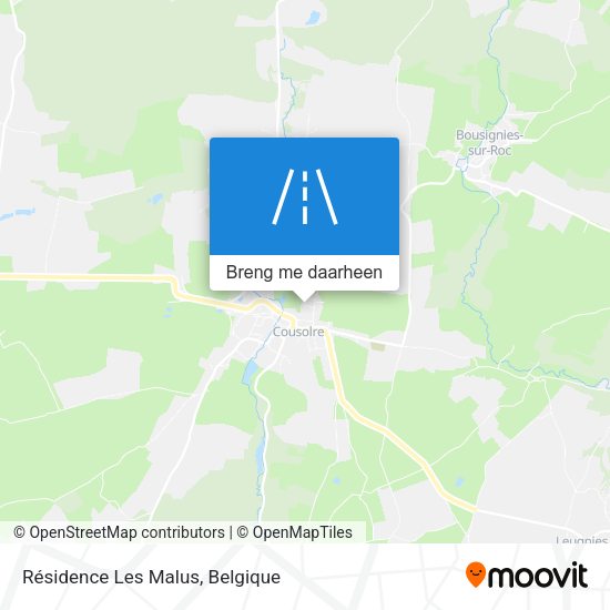 Résidence Les Malus kaart