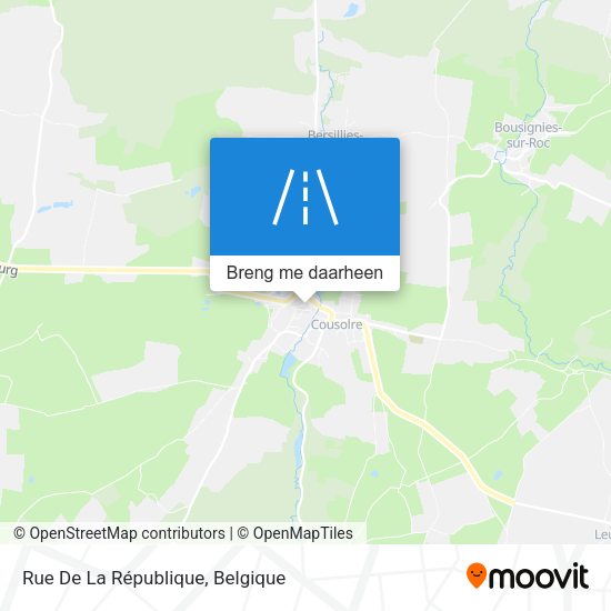 Rue De La République kaart