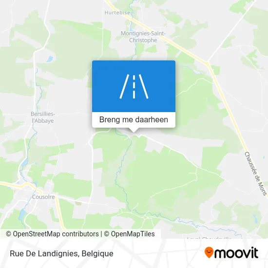 Rue De Landignies kaart