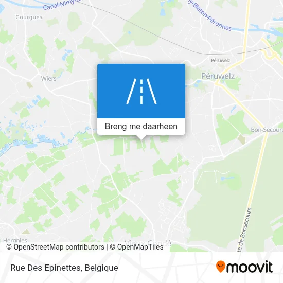 Rue Des Epinettes kaart
