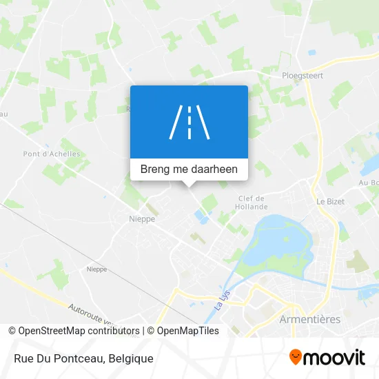 Rue Du Pontceau kaart