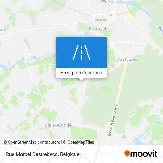 Rue Marcel Destrebecq kaart