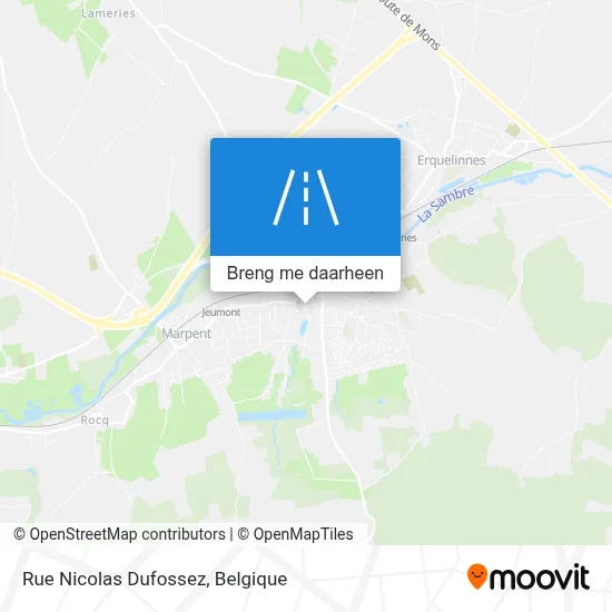 Rue Nicolas Dufossez kaart