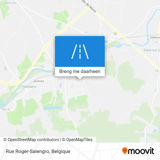 Rue Roger-Salengro kaart
