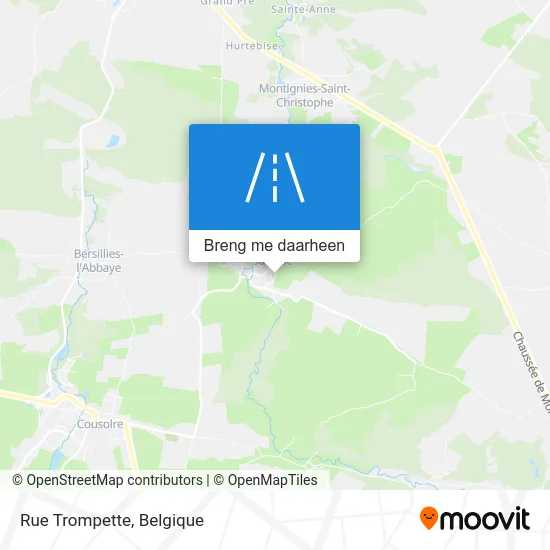 Rue Trompette kaart