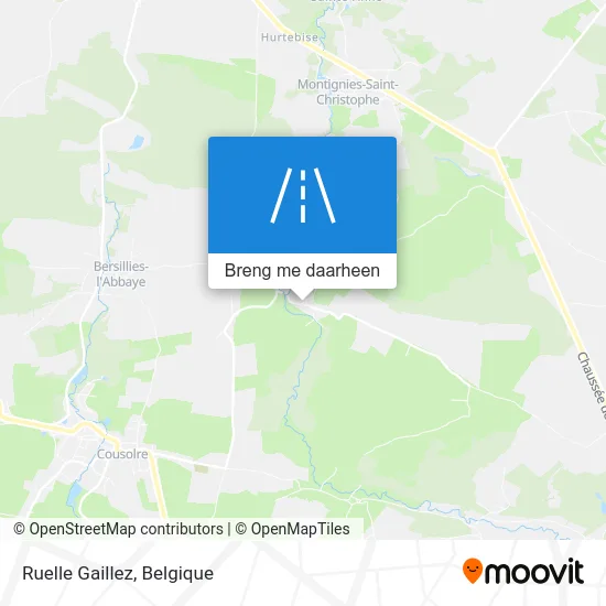 Ruelle Gaillez kaart