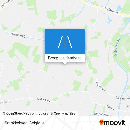 Smokkelweg kaart