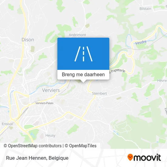 Rue Jean Hennen kaart