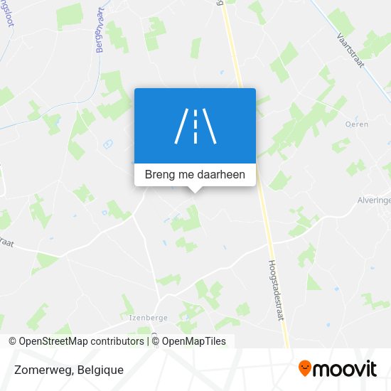 Zomerweg kaart