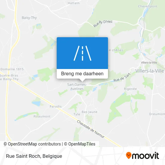 Rue Saint Roch kaart