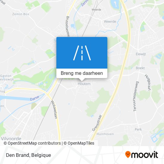 Den Brand kaart