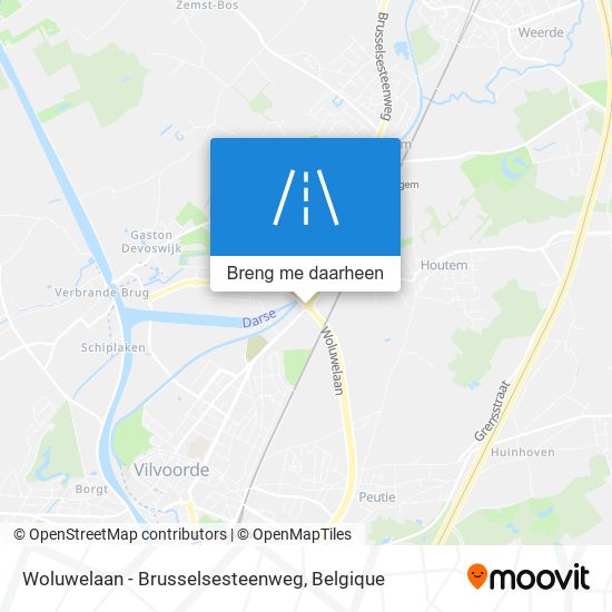 Woluwelaan - Brusselsesteenweg kaart