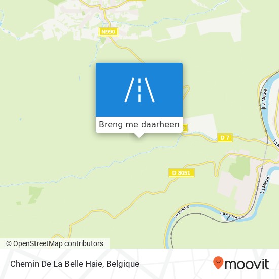 Chemin De La Belle Haie kaart