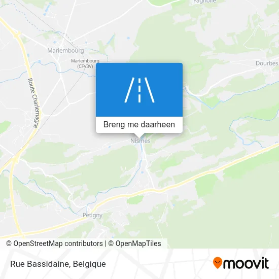 Rue Bassidaine kaart