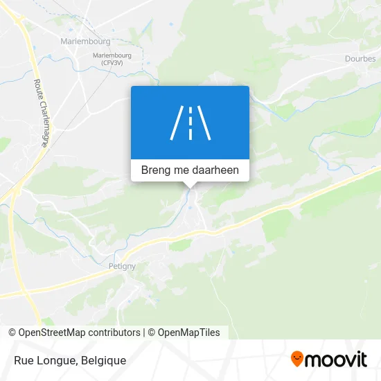 Rue Longue kaart