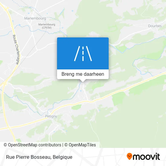 Rue Pierre Bosseau kaart