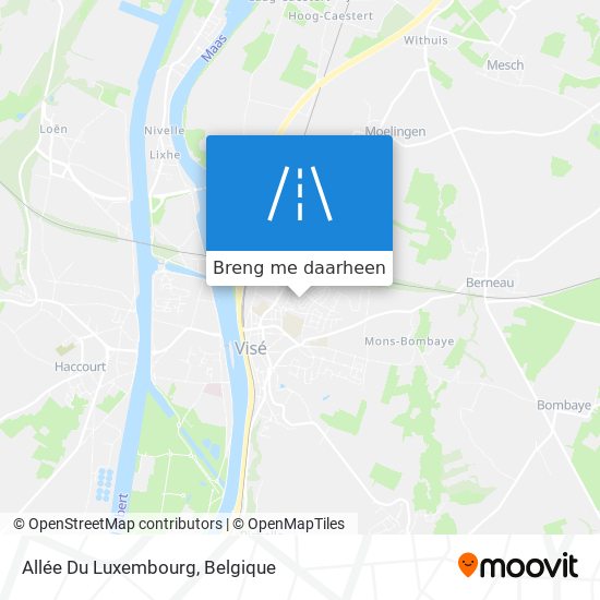 Allée Du Luxembourg kaart