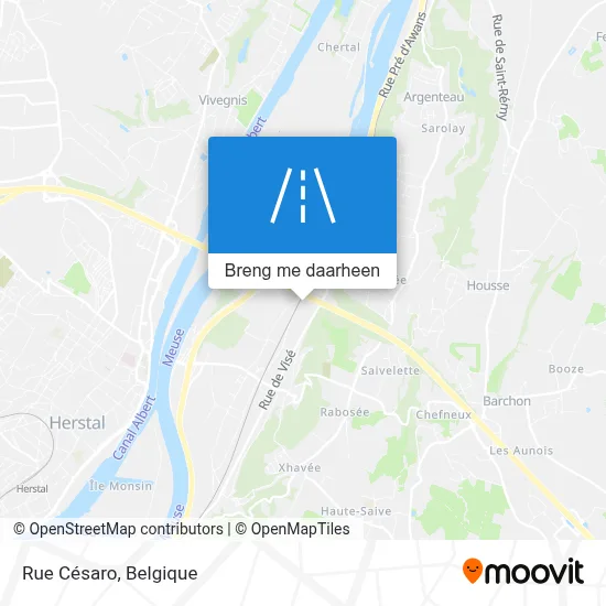 Rue Césaro kaart