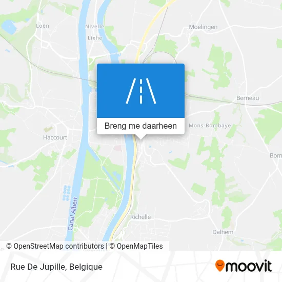 Rue De Jupille kaart