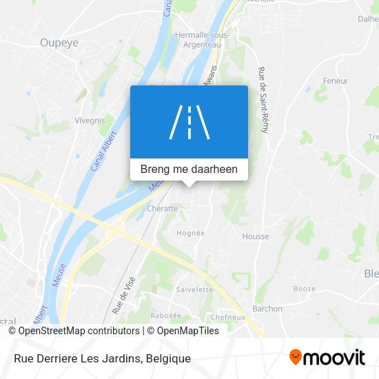 Rue Derriere Les Jardins kaart