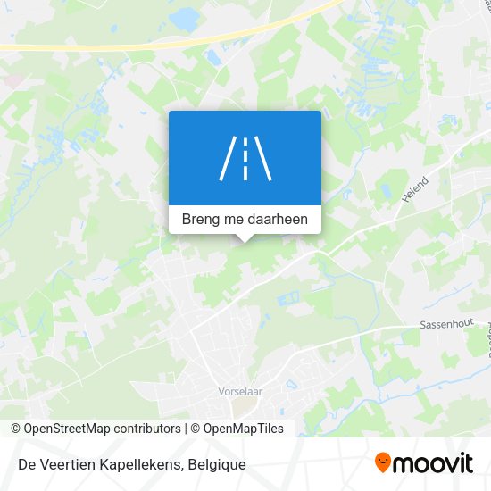 De Veertien Kapellekens kaart