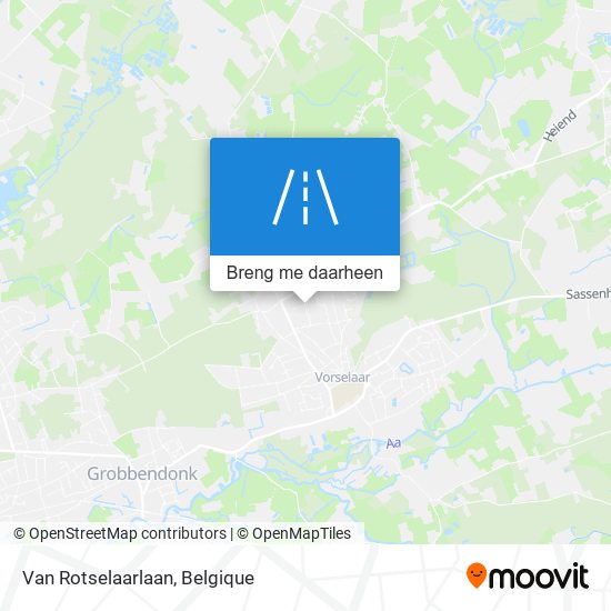 Van Rotselaarlaan kaart