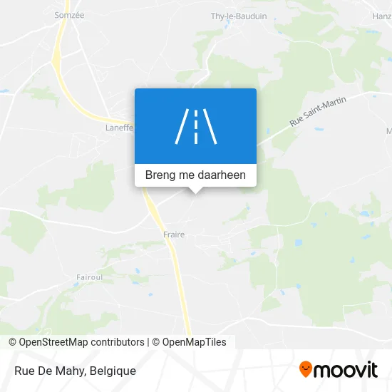 Rue De Mahy kaart