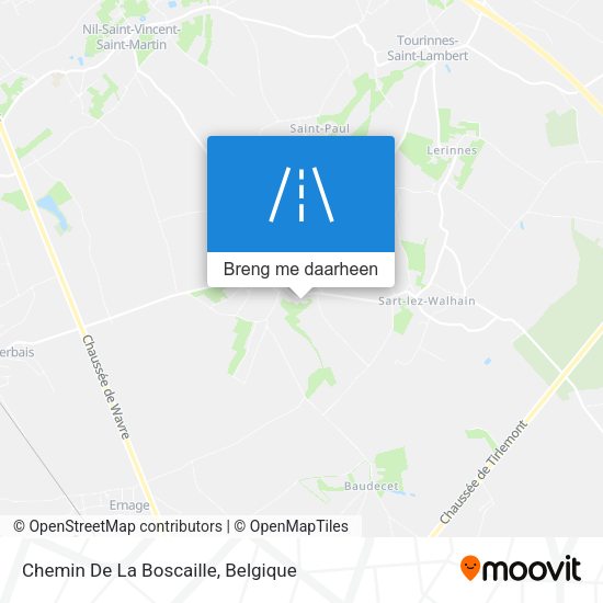 Chemin De La Boscaille kaart
