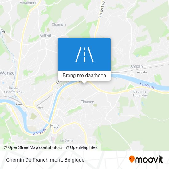 Chemin De Franchimont kaart