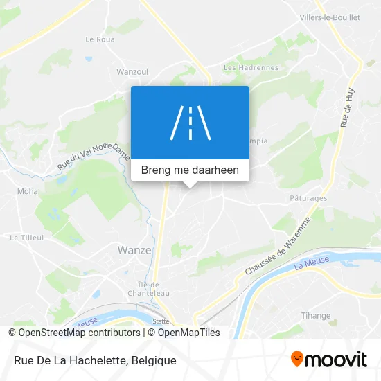 Rue De La Hachelette kaart