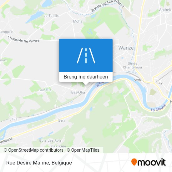 Rue Désiré Manne kaart