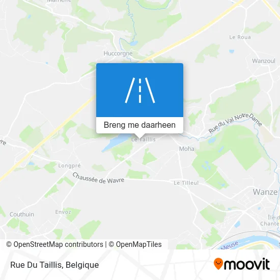 Rue Du Taillis kaart