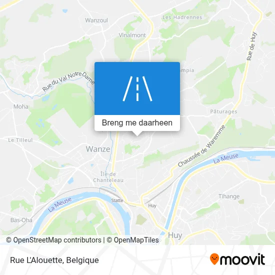 Rue L'Alouette kaart