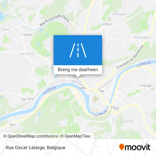 Rue Oscar Lelarge kaart