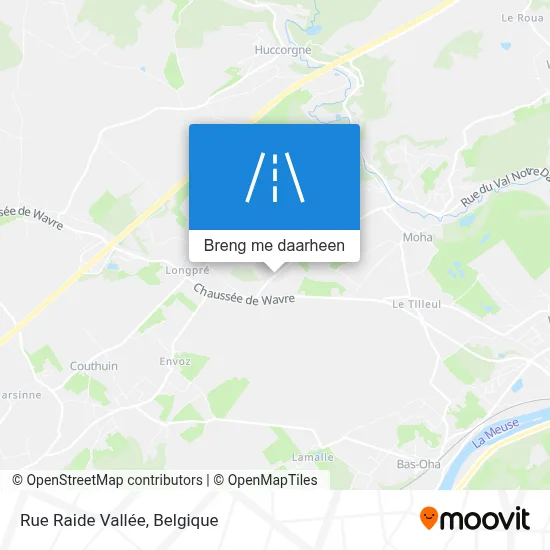 Rue Raide Vallée kaart