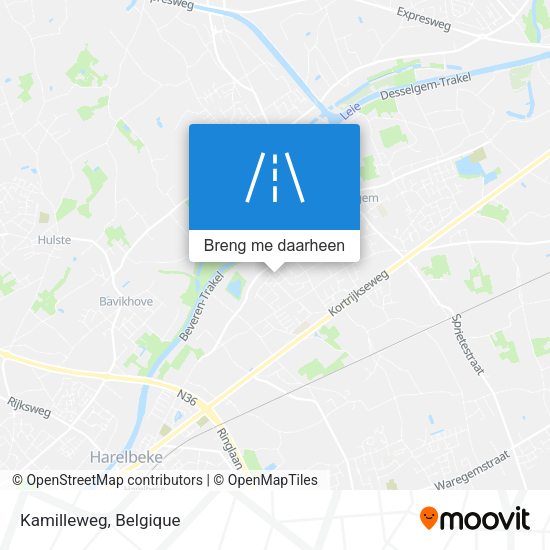 Kamilleweg kaart