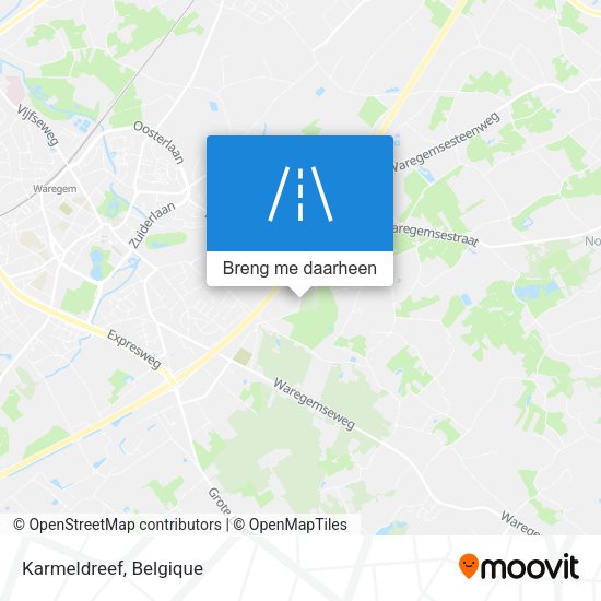 Karmeldreef kaart