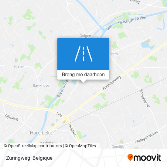 Zuringweg kaart